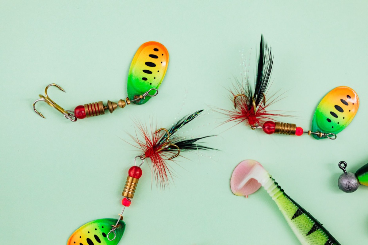 Fishing tackle setup for a beginner angler