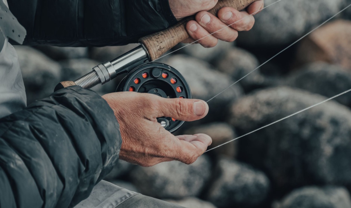 Carrete de línea de pesca