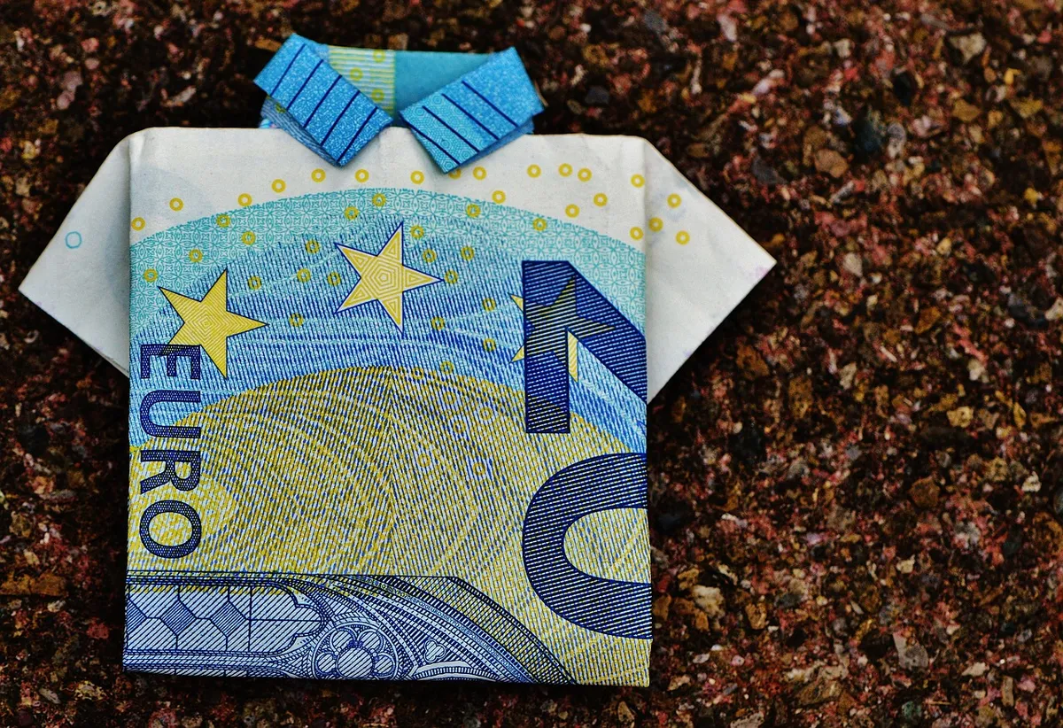 the last shirt, dollar bill, 20 euro, folded, gift, money, currency, euro, cash, reserve, folding technique, money, euro, euro, euro, euro, euro